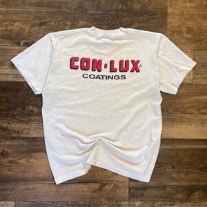 Vintage 90s ConLux Coatings Workwear T shirt Size Large